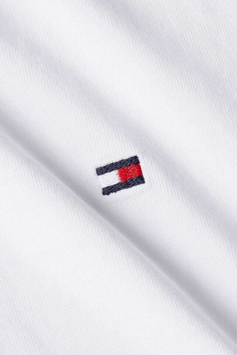 Tommy Hilfiger Памучна тениска с шпиц - Pepit.bg