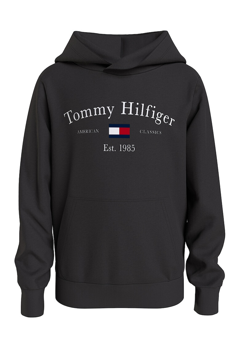 Tommy Hilfiger Памучно худи с лого и джоб кенгуру - Pepit.bg