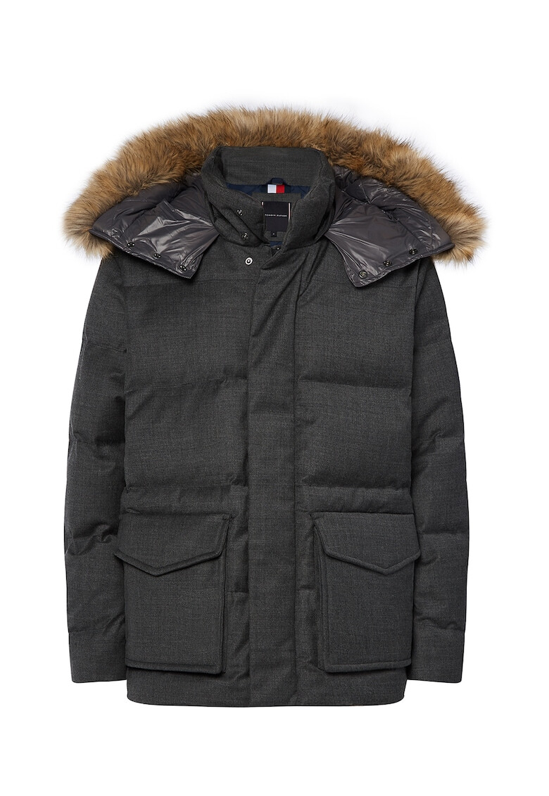 Tommy Hilfiger Пухено яке с вълна - Pepit.bg