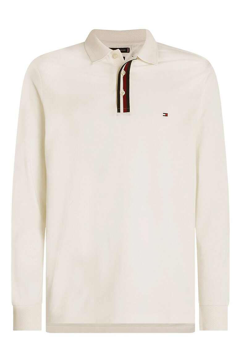 Tommy Hilfiger Пуловер с яка и лого - Pepit.bg