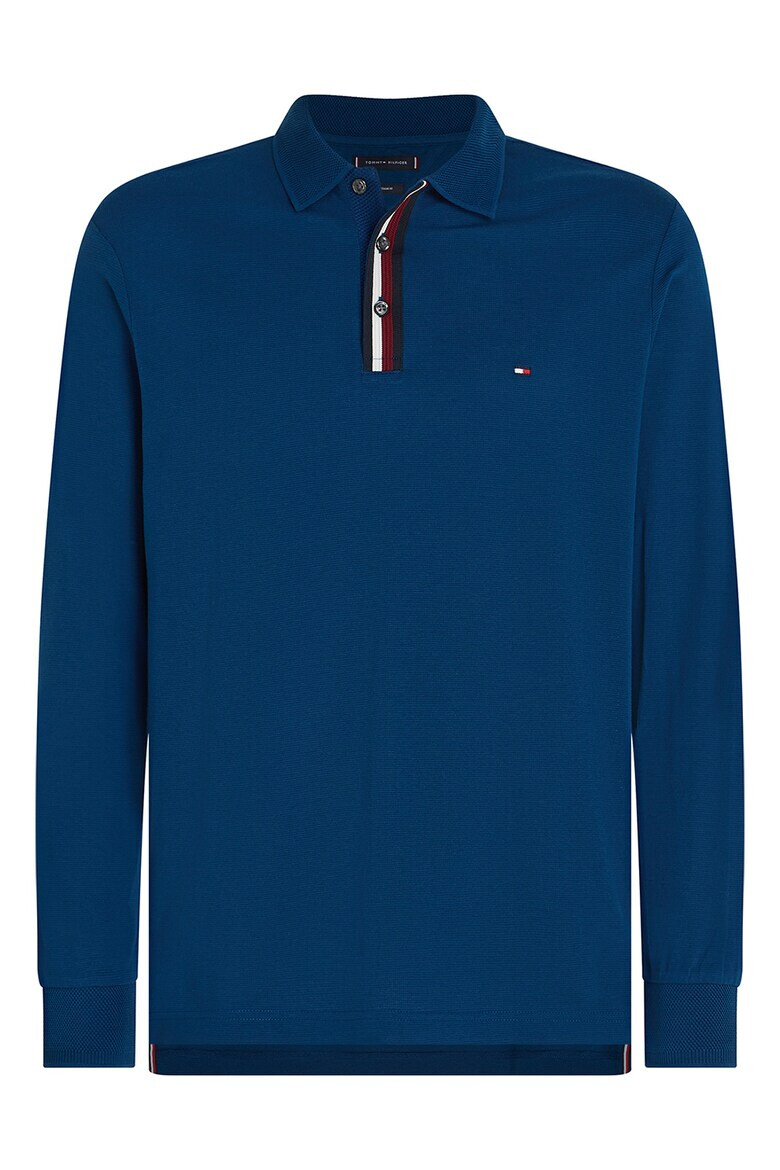 Tommy Hilfiger Пуловер с яка и лого - Pepit.bg
