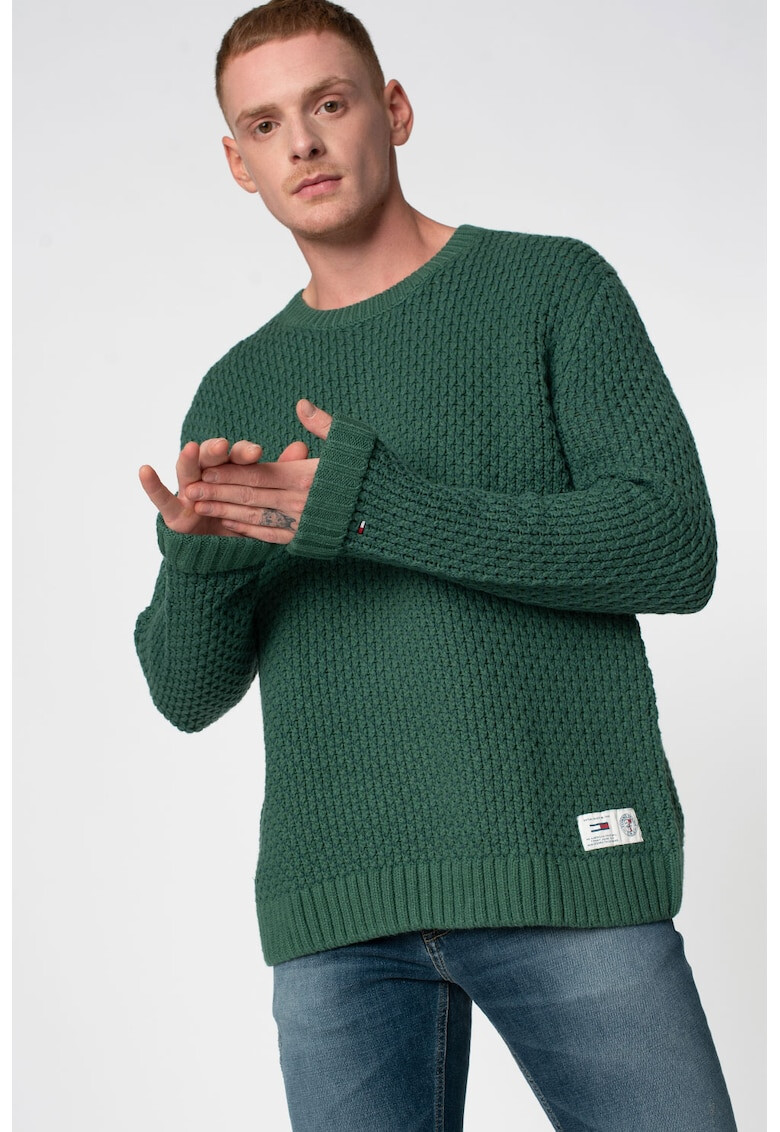 Tommy Hilfiger Пуловер с овално деколте - Pepit.bg