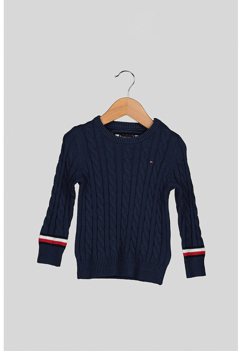 Tommy Hilfiger Пуловер с плетка осморка - Pepit.bg