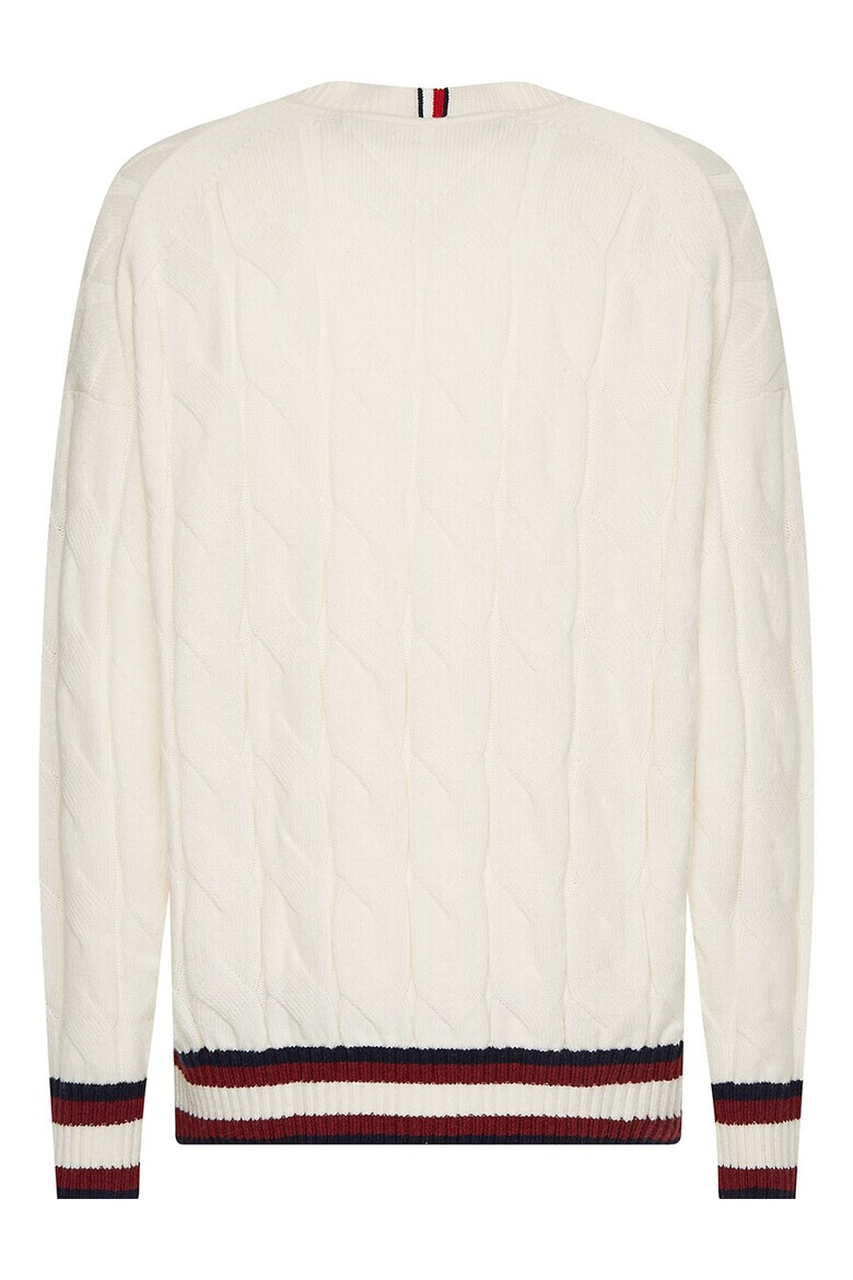 Tommy Hilfiger Пуловер с плетка осморка - Pepit.bg
