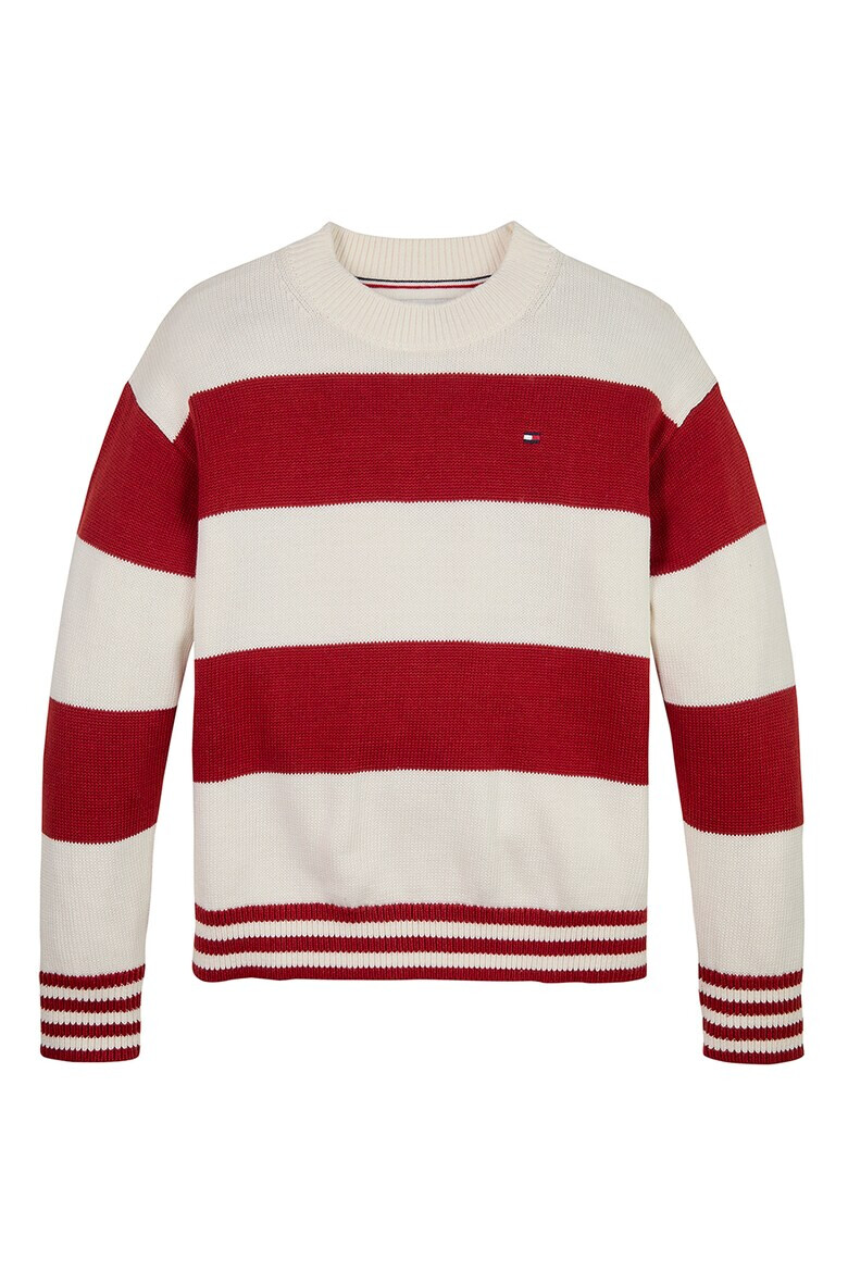 Tommy Hilfiger Пуловер с цветен блок - Pepit.bg