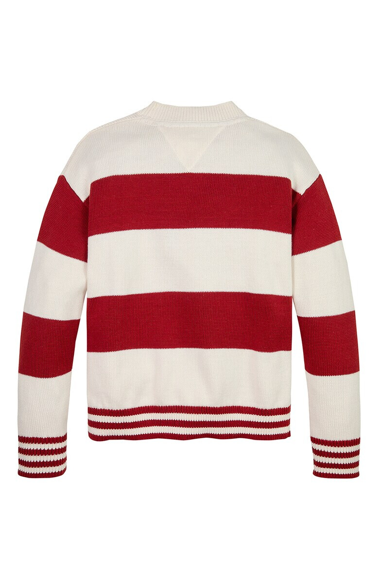 Tommy Hilfiger Пуловер с цветен блок - Pepit.bg