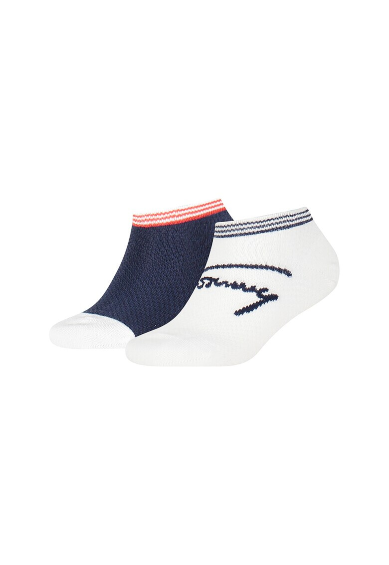 Tommy Hilfiger Раирани чорапи до глезена 2 чифта - Pepit.bg