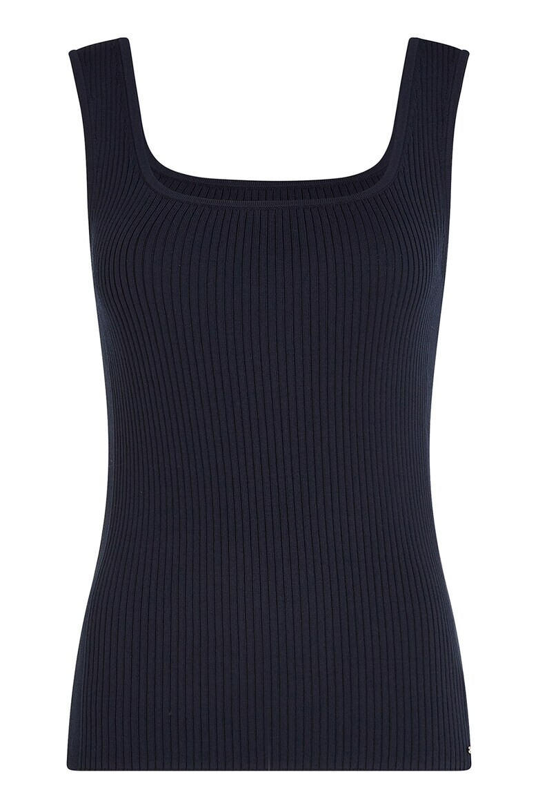 Tommy Hilfiger Рипсен топ - Pepit.bg