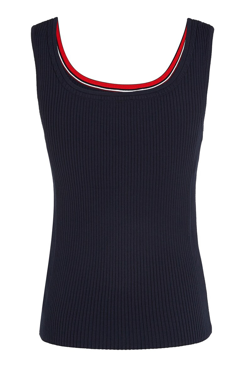 Tommy Hilfiger Рипсен топ - Pepit.bg