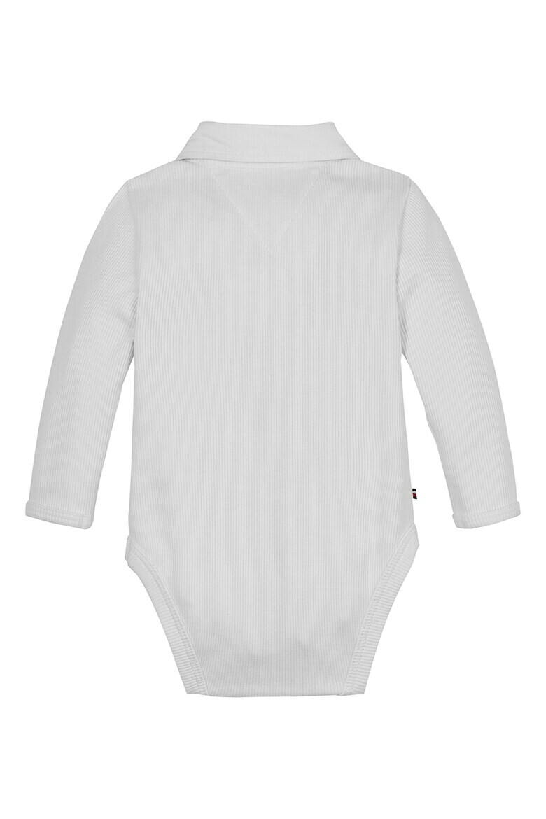 Tommy Hilfiger Рипсено боди с яка - Pepit.bg