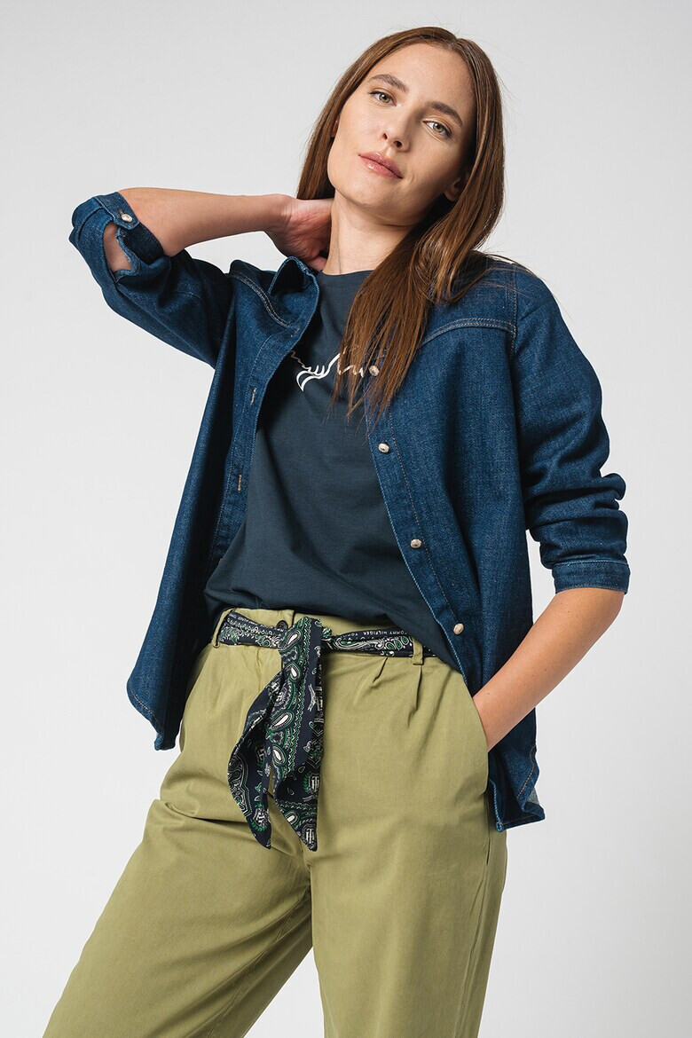 Tommy Hilfiger Риза от деним с яка - Pepit.bg