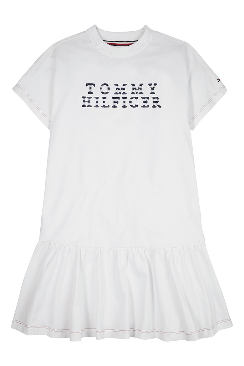 Tommy Hilfiger Рокля тип тениска с бродирано лого - Pepit.bg