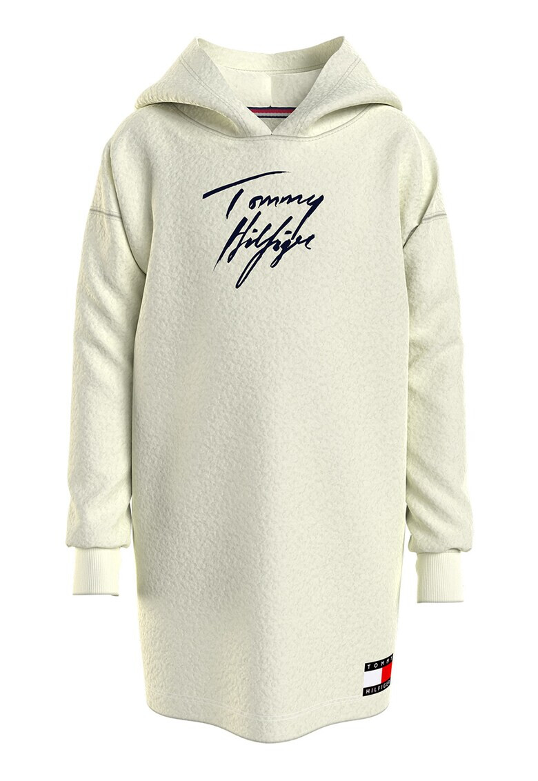 Tommy Hilfiger Рокля с качулка и лого - Pepit.bg