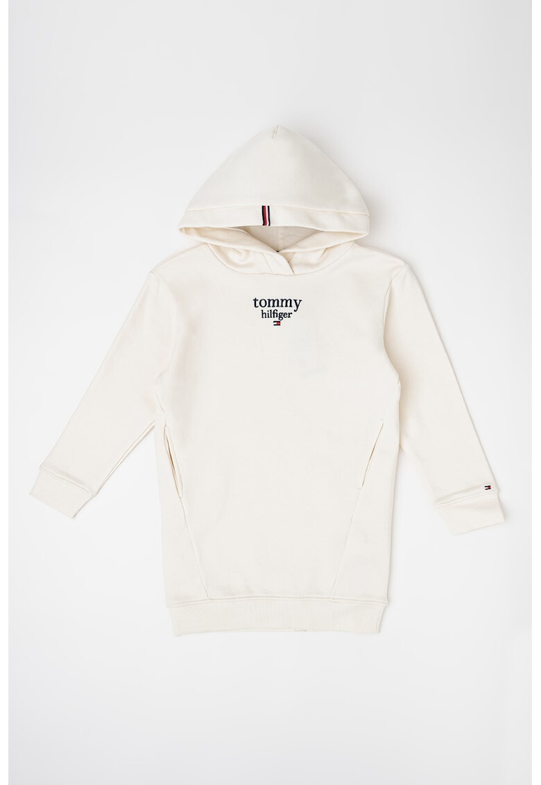 Tommy Hilfiger Рокля с памук и качулка - Pepit.bg