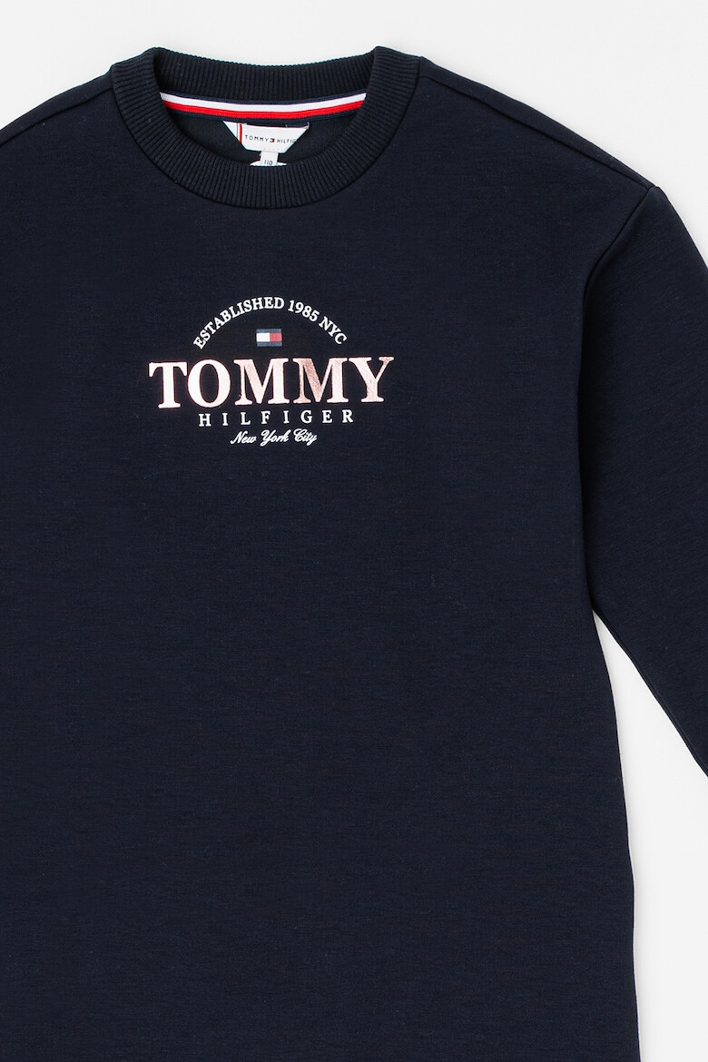 Tommy Hilfiger Рокля-суитшърт с лого на гърдите - Pepit.bg