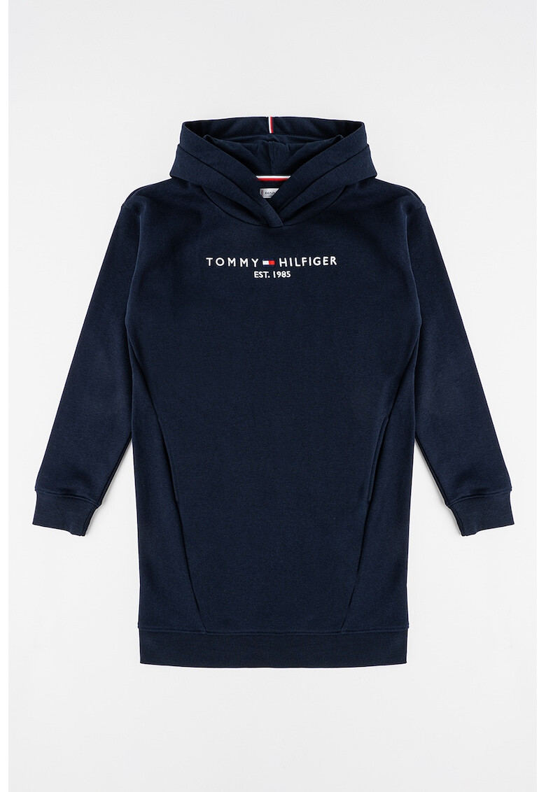 Tommy Hilfiger Рокля тип худи с органичен памук с лого - Pepit.bg