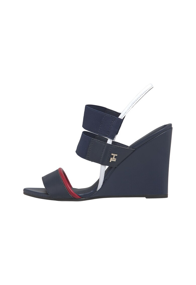 Tommy Hilfiger Кожени сандали с отворена пета - Pepit.bg