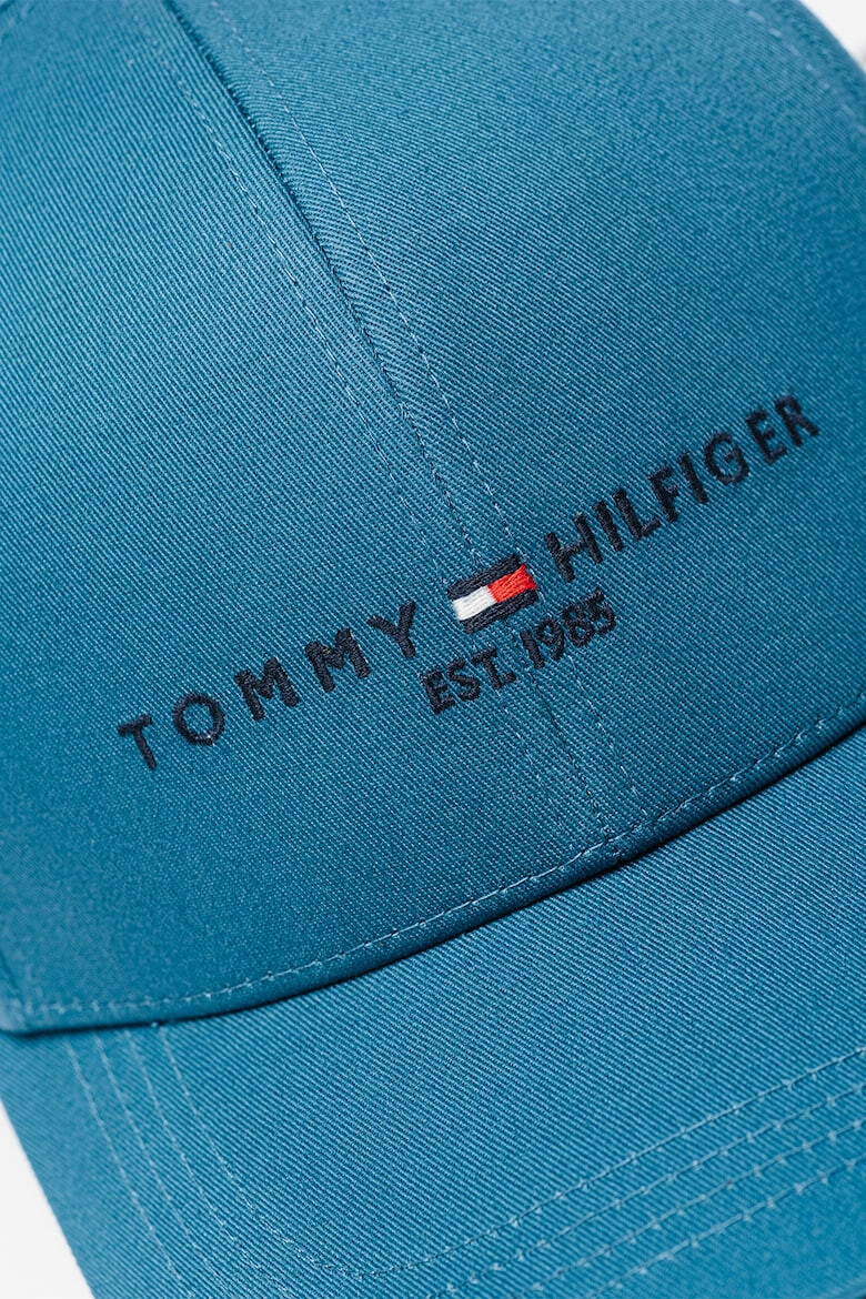 Tommy Hilfiger Шапка Established от органичен памук с бродирано лого - Pepit.bg