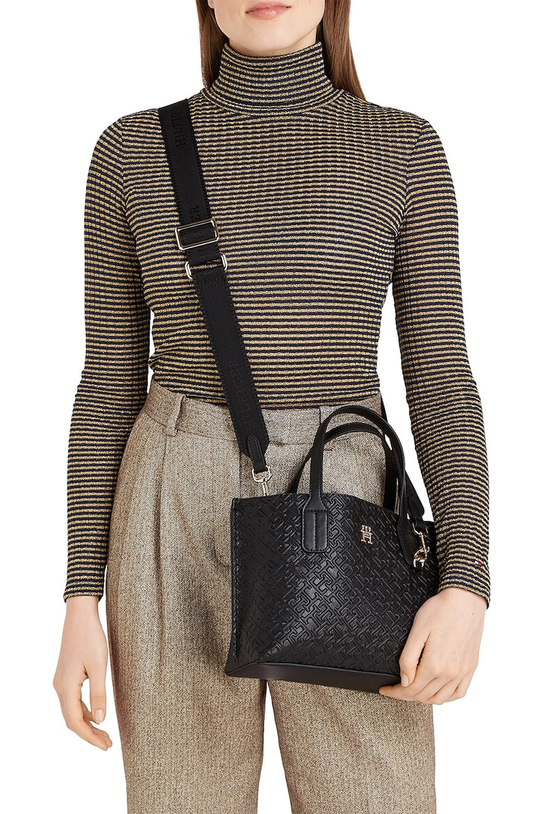Tommy Hilfiger Шопинг чанта Distinct с монограм - Pepit.bg