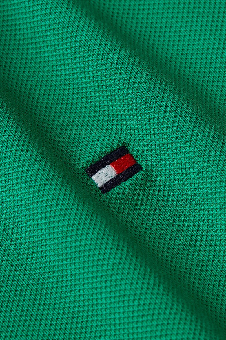 Tommy Hilfiger Слим тениска с яка - Pepit.bg