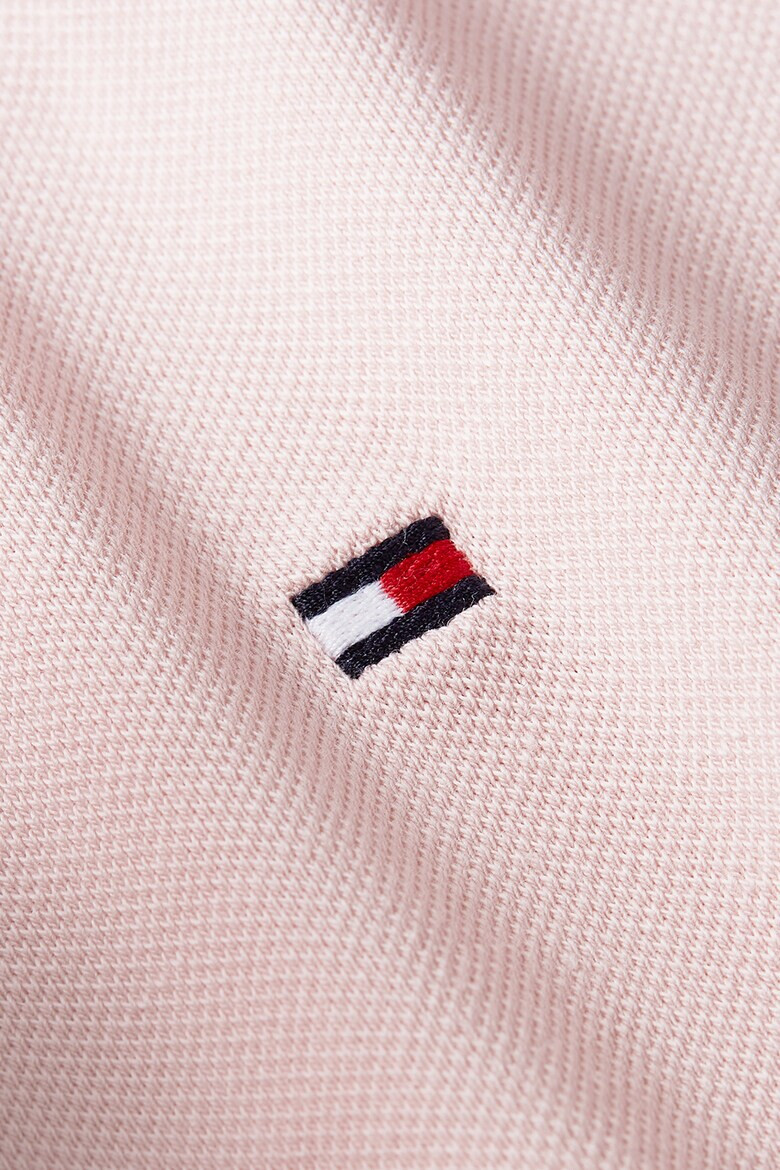 Tommy Hilfiger Слим тениска с яка - Pepit.bg