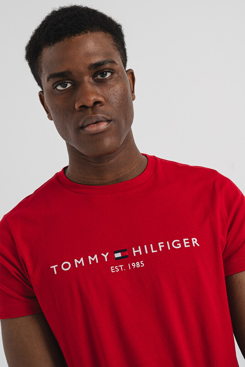 Tommy Hilfiger Слим тениска с овално деколте - Pepit.bg