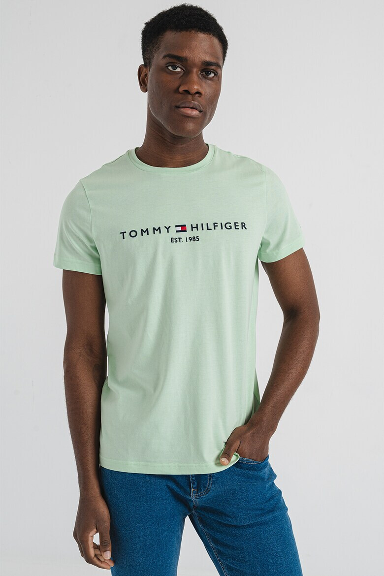 Tommy Hilfiger Слим тениска с овално деколте - Pepit.bg