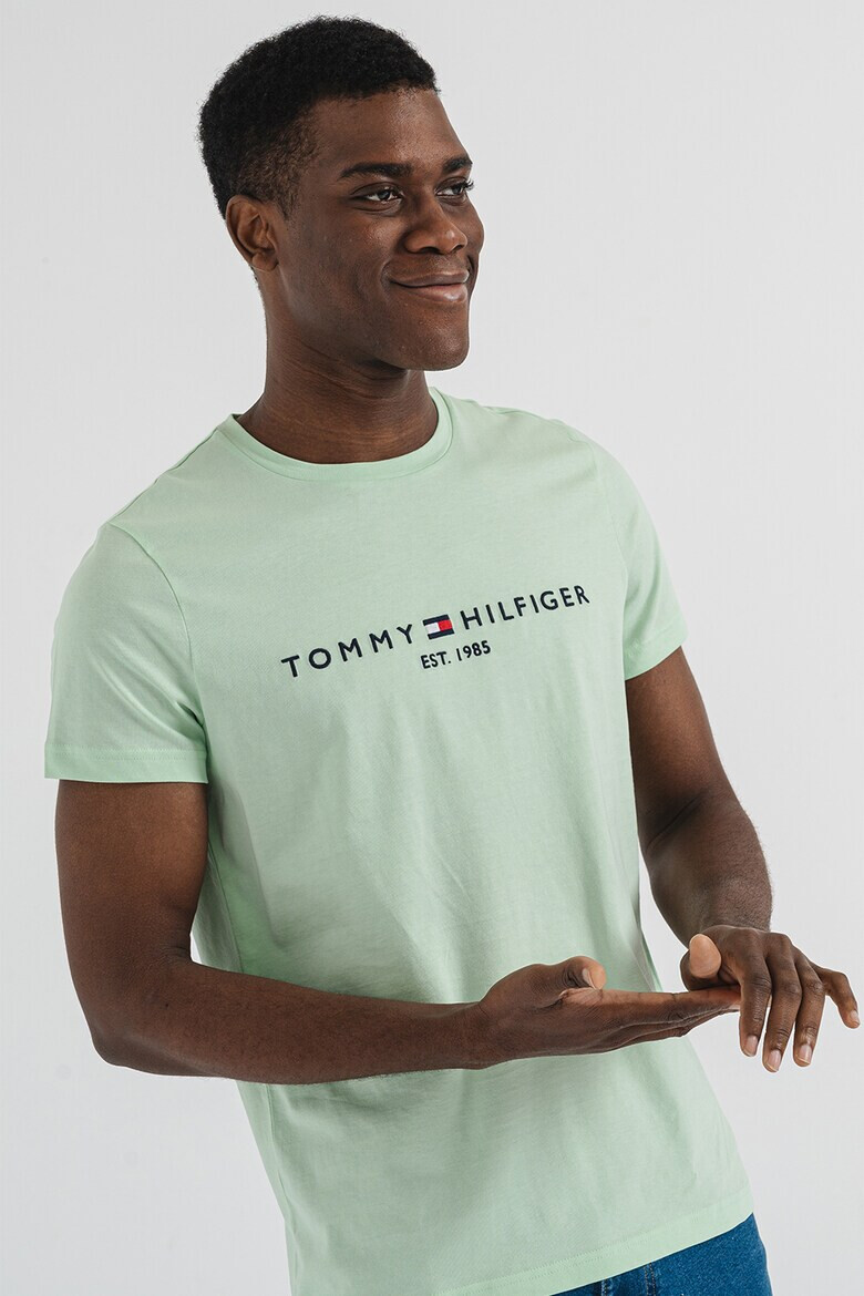 Tommy Hilfiger Слим тениска с овално деколте - Pepit.bg