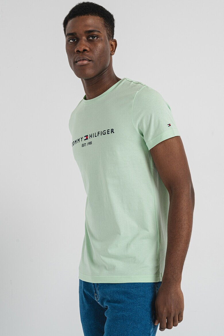 Tommy Hilfiger Слим тениска с овално деколте - Pepit.bg