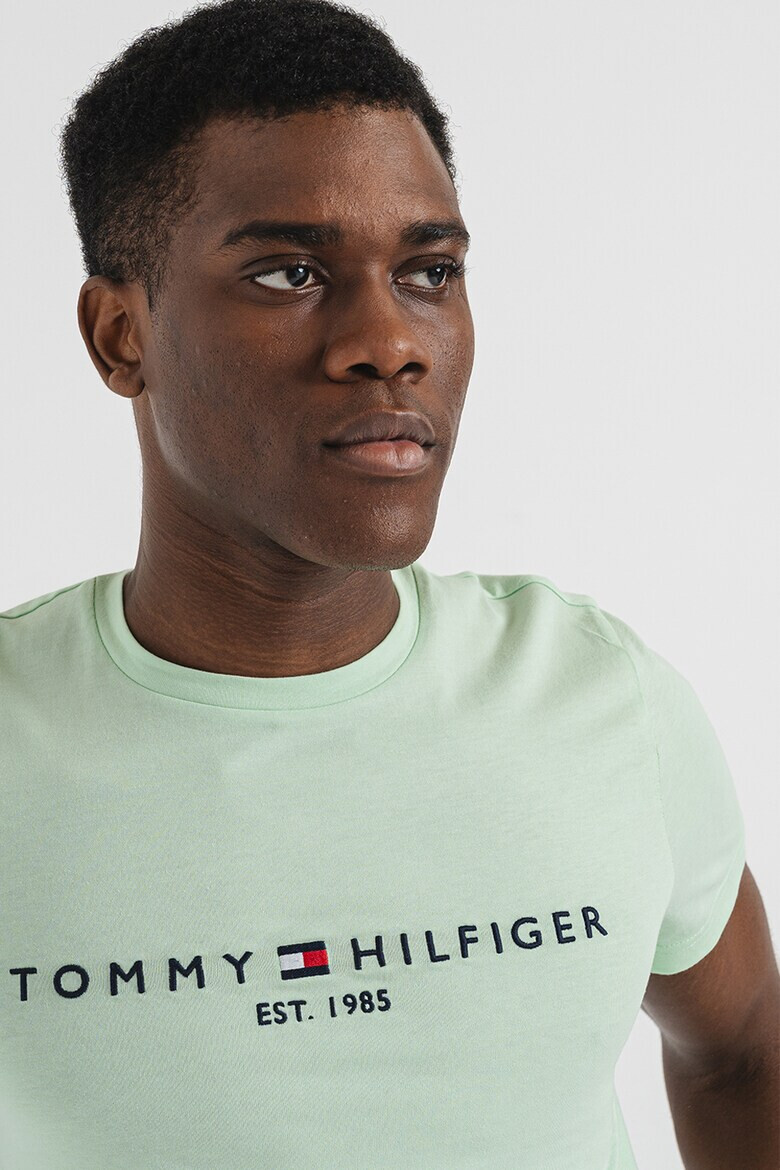 Tommy Hilfiger Слим тениска с овално деколте - Pepit.bg