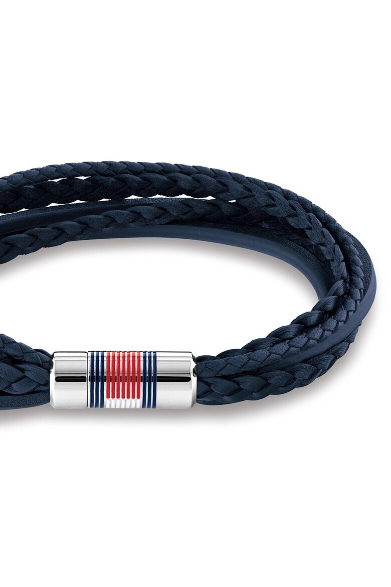 Tommy Hilfiger Сплетена кожена гривна - Pepit.bg