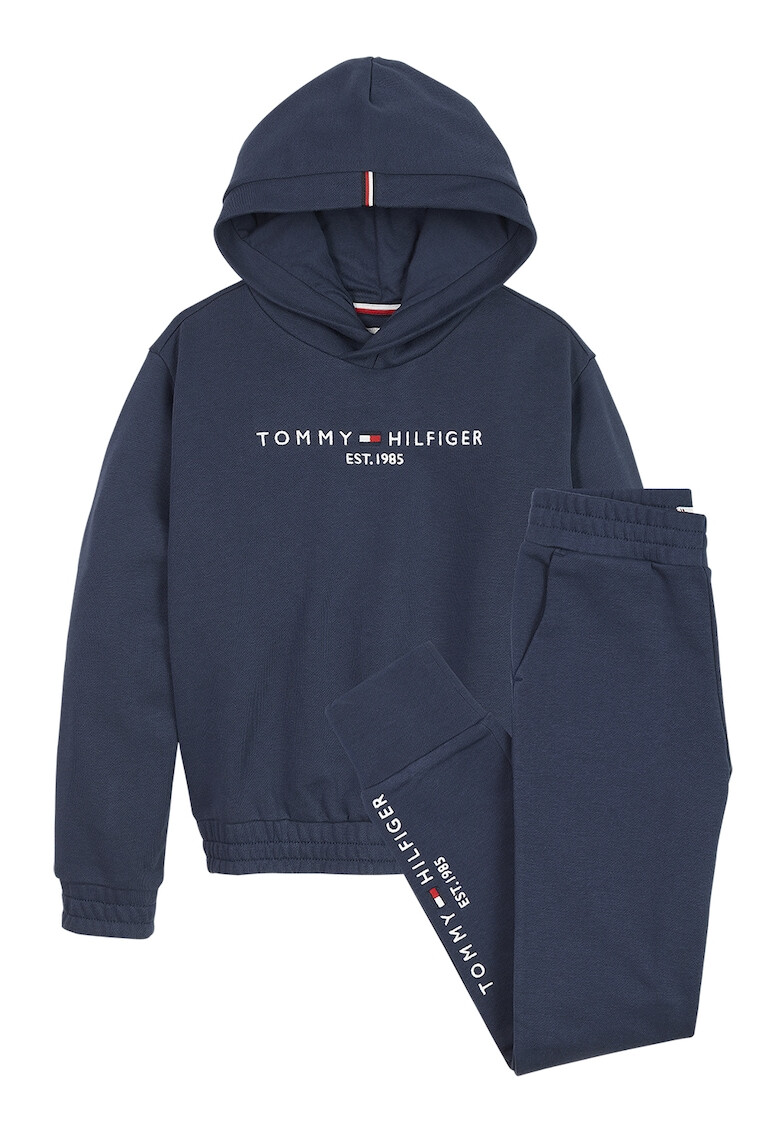 Tommy Hilfiger Спортен екип от органичен памук с качулка - Pepit.bg