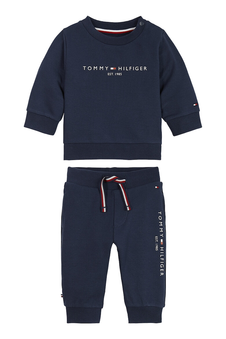 Tommy Hilfiger Спортен панталон и суитшърт от органичен памук - 2 части - Pepit.bg