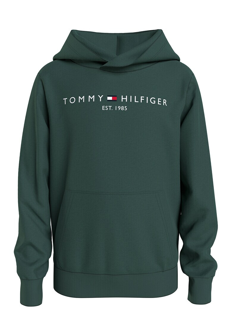 Tommy Hilfiger Суитшърт от органичен памук с качулка и лого - Pepit.bg