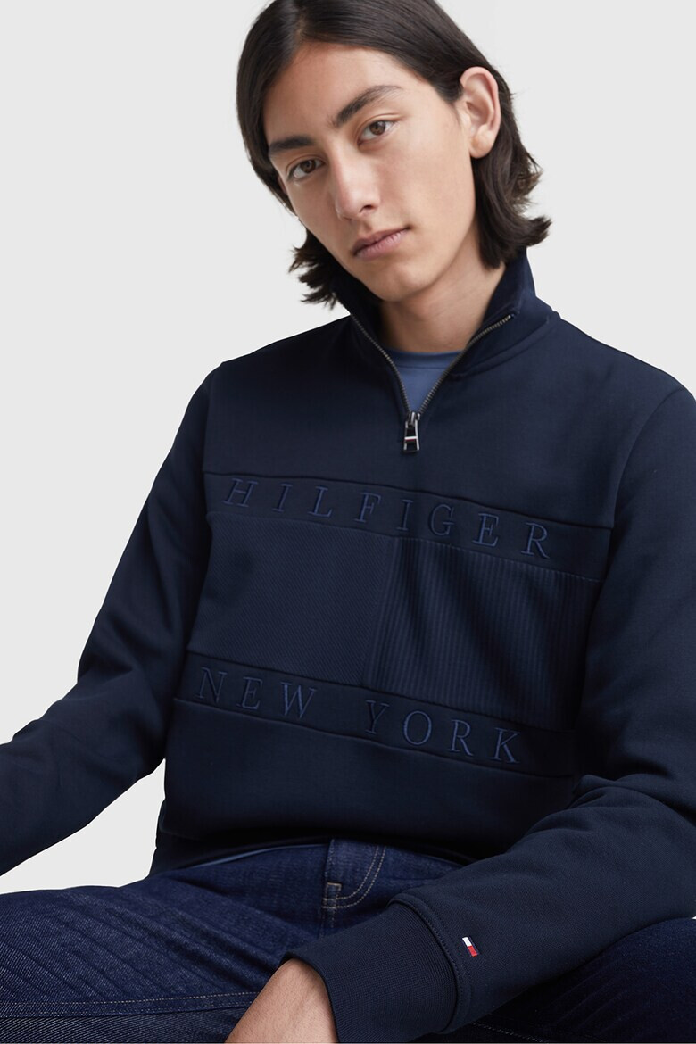 Tommy Hilfiger Суитшърт с цип и лого - Pepit.bg