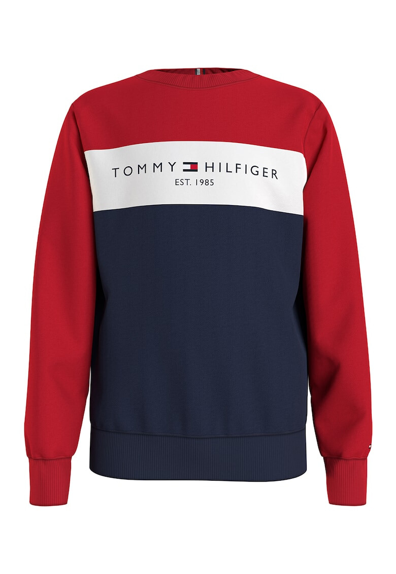 Tommy Hilfiger Суитшърт с цветен блок и лого - Pepit.bg