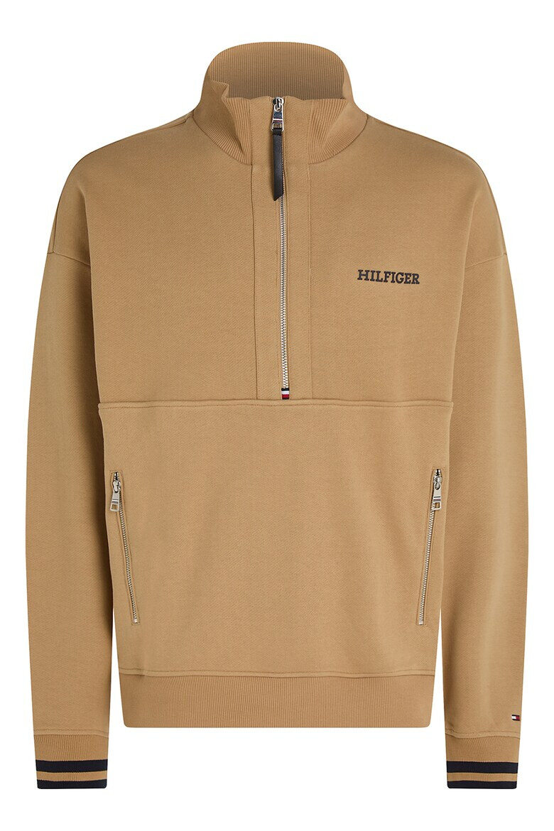 Tommy Hilfiger Суитшърт с къс цип - Pepit.bg