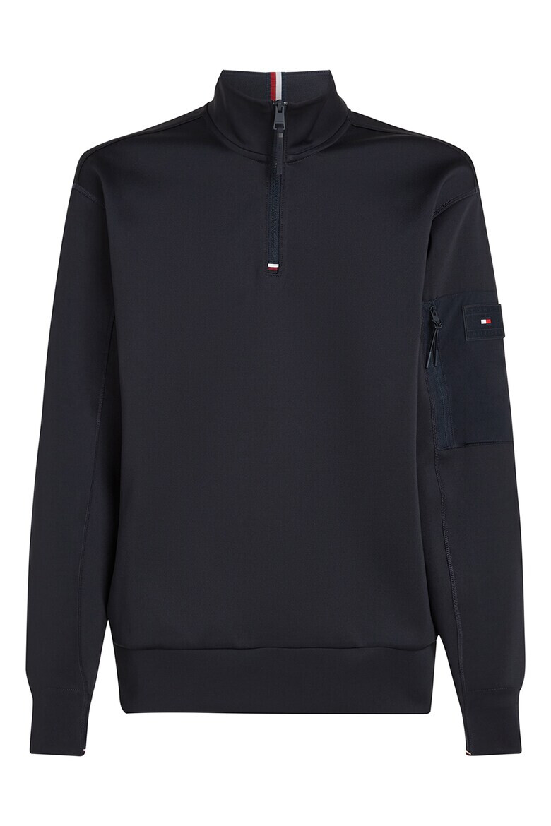 Tommy Hilfiger Суитшърт с къс цип - Pepit.bg