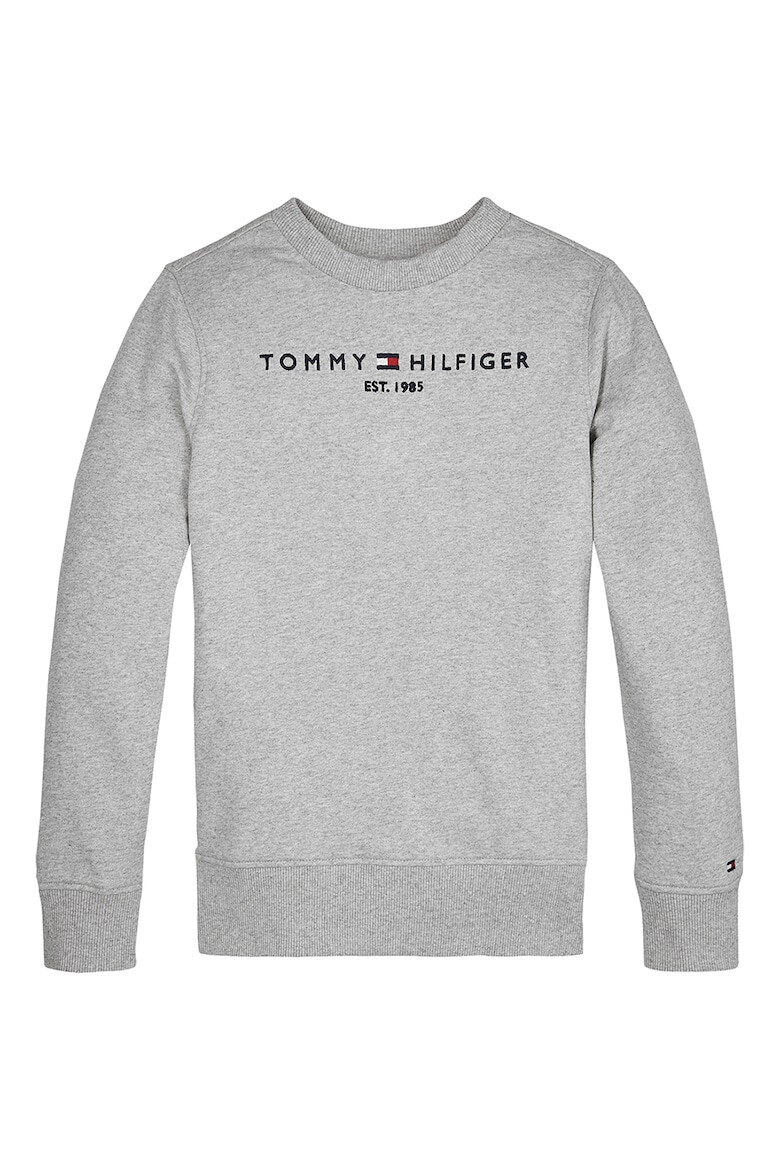 Tommy Hilfiger Суитшърт с лого - Сив меланж - Pepit.bg