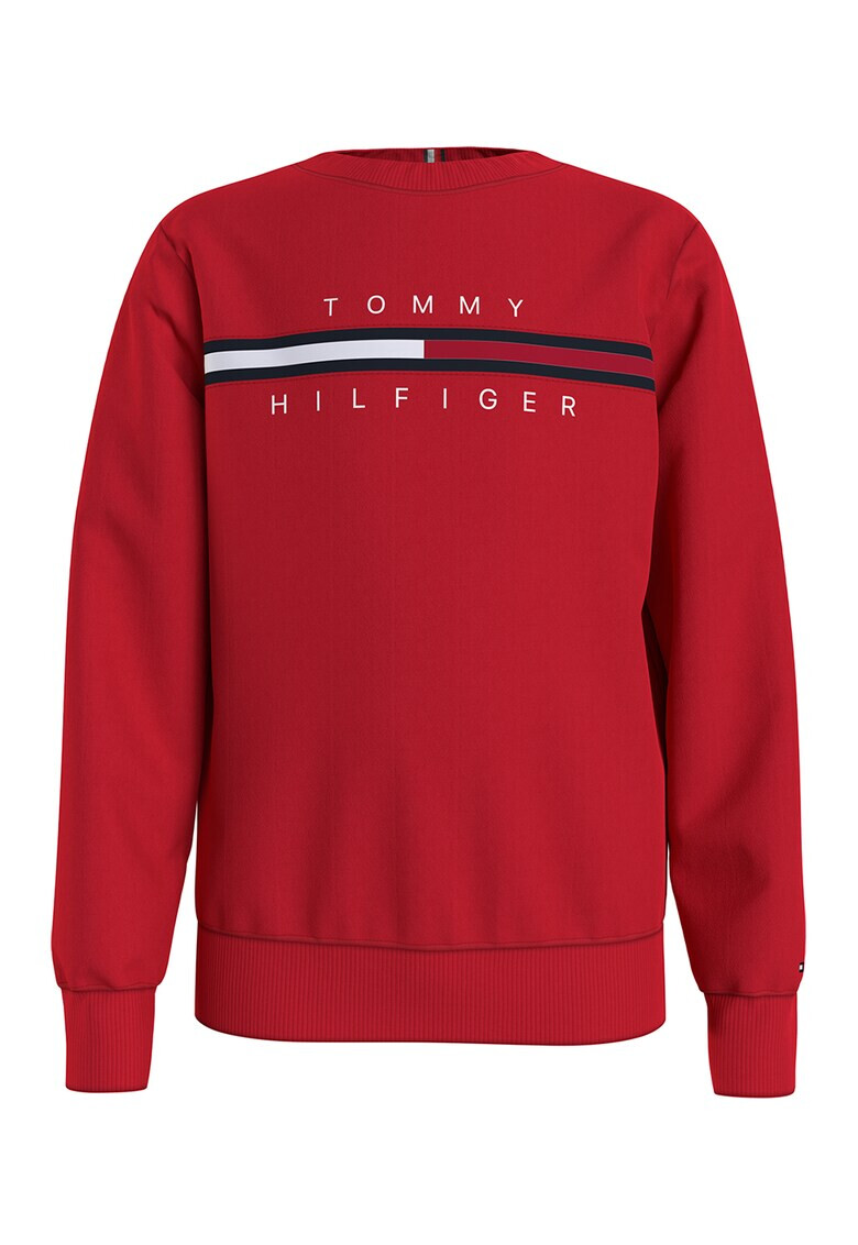 Tommy Hilfiger Суитшърт с органичен памук и лого - Pepit.bg