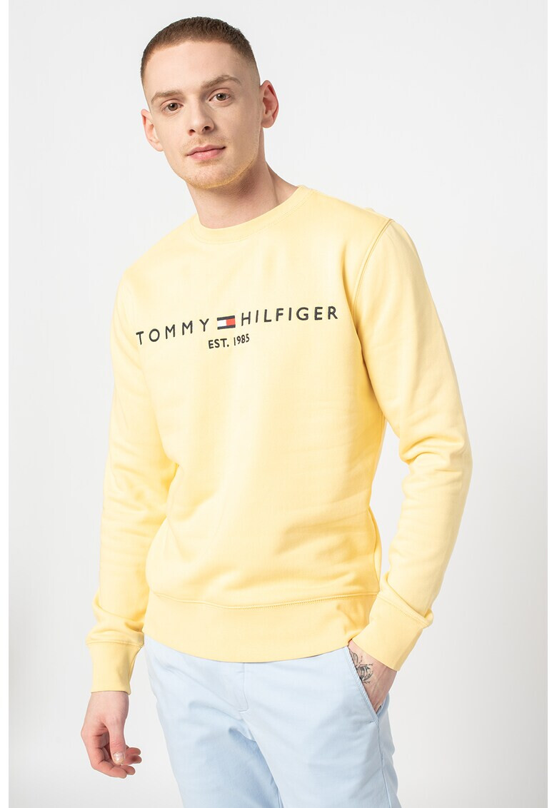 Tommy Hilfiger Суитшърт с органичен памук с бродирано лого - Pepit.bg