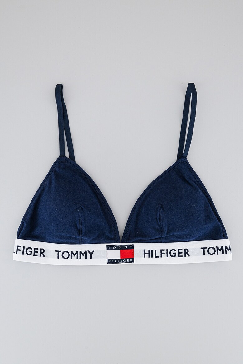 Tommy Hilfiger Сутиен с триъгълни чашки и лого - Pepit.bg