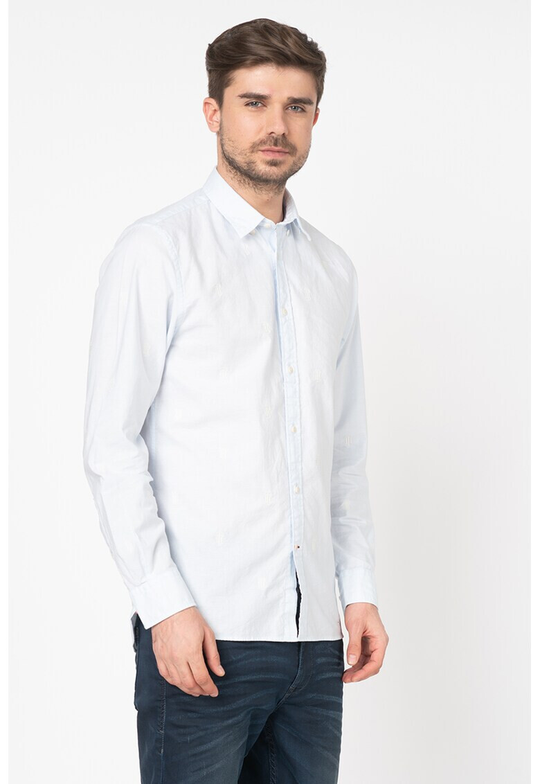 Tommy Hilfiger Tailored Риза с бродирано лого - Pepit.bg