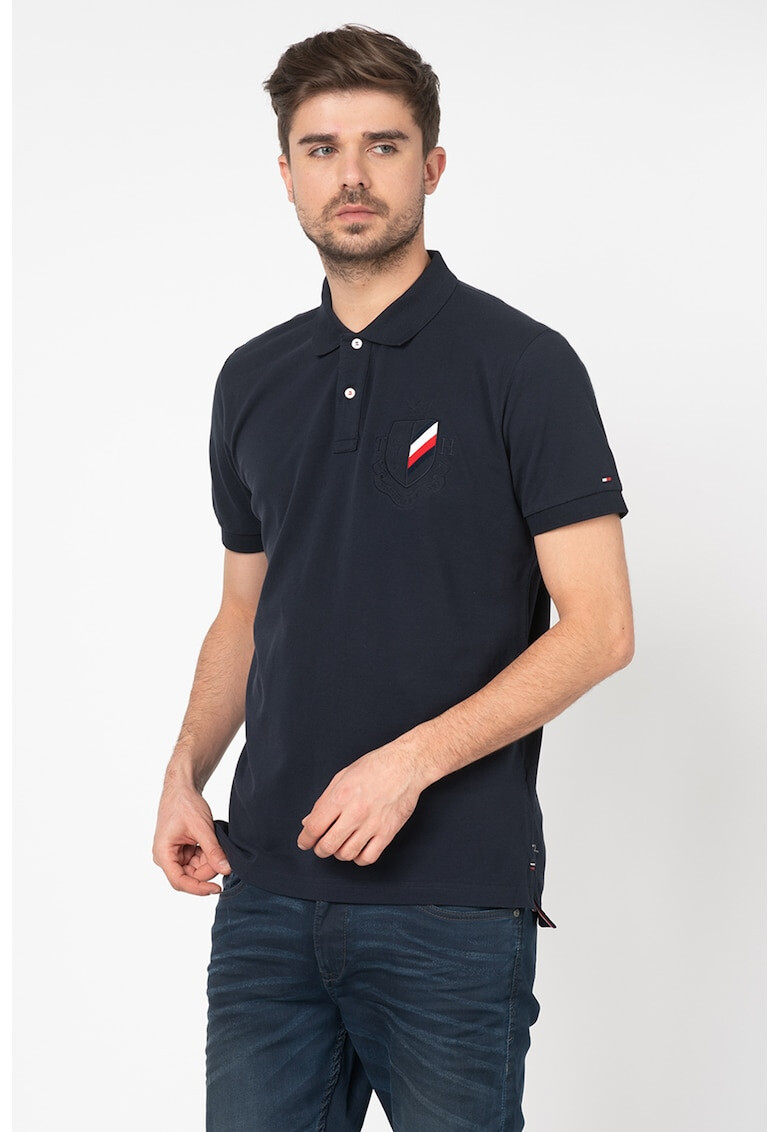 Tommy Hilfiger Tailored Тениска с яка - Pepit.bg
