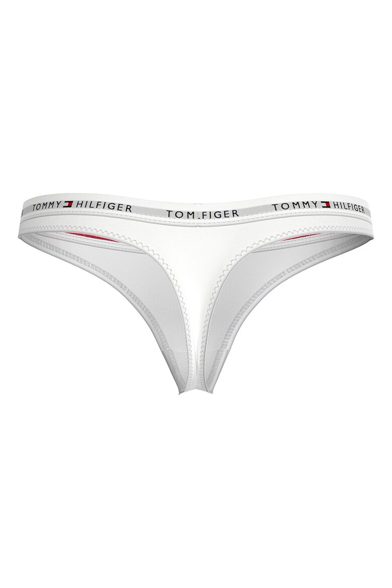 Tommy Hilfiger Танга с лого - 3 чифта - Pepit.bg