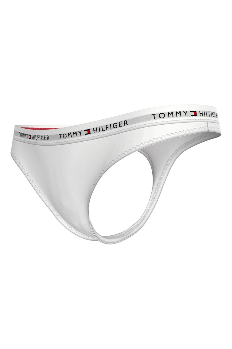 Tommy Hilfiger Танга с лого - 3 чифта - Pepit.bg