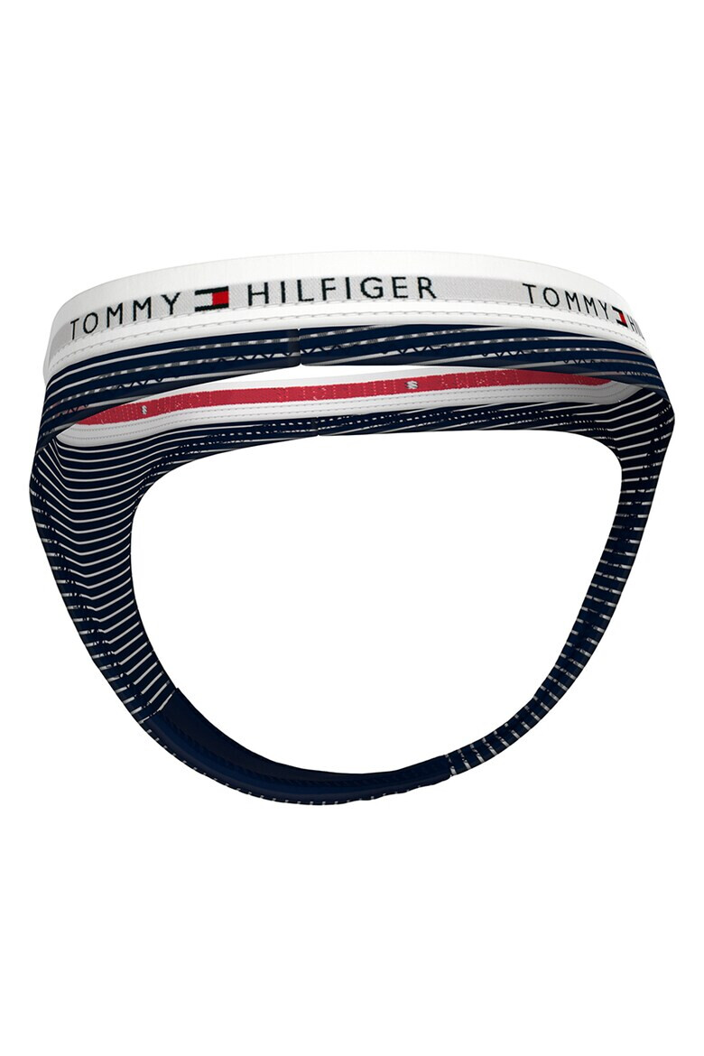 Tommy Hilfiger Танга с лого - 3 чифта - Pepit.bg
