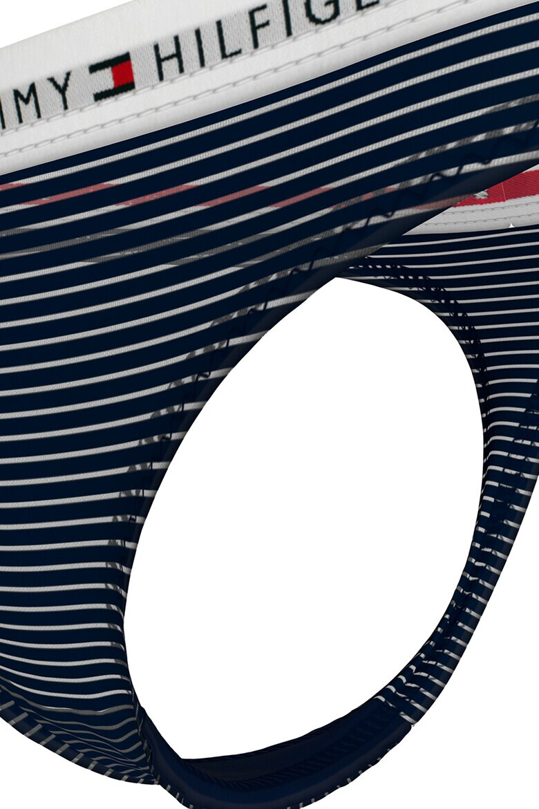Tommy Hilfiger Танга с лого - 3 чифта - Pepit.bg