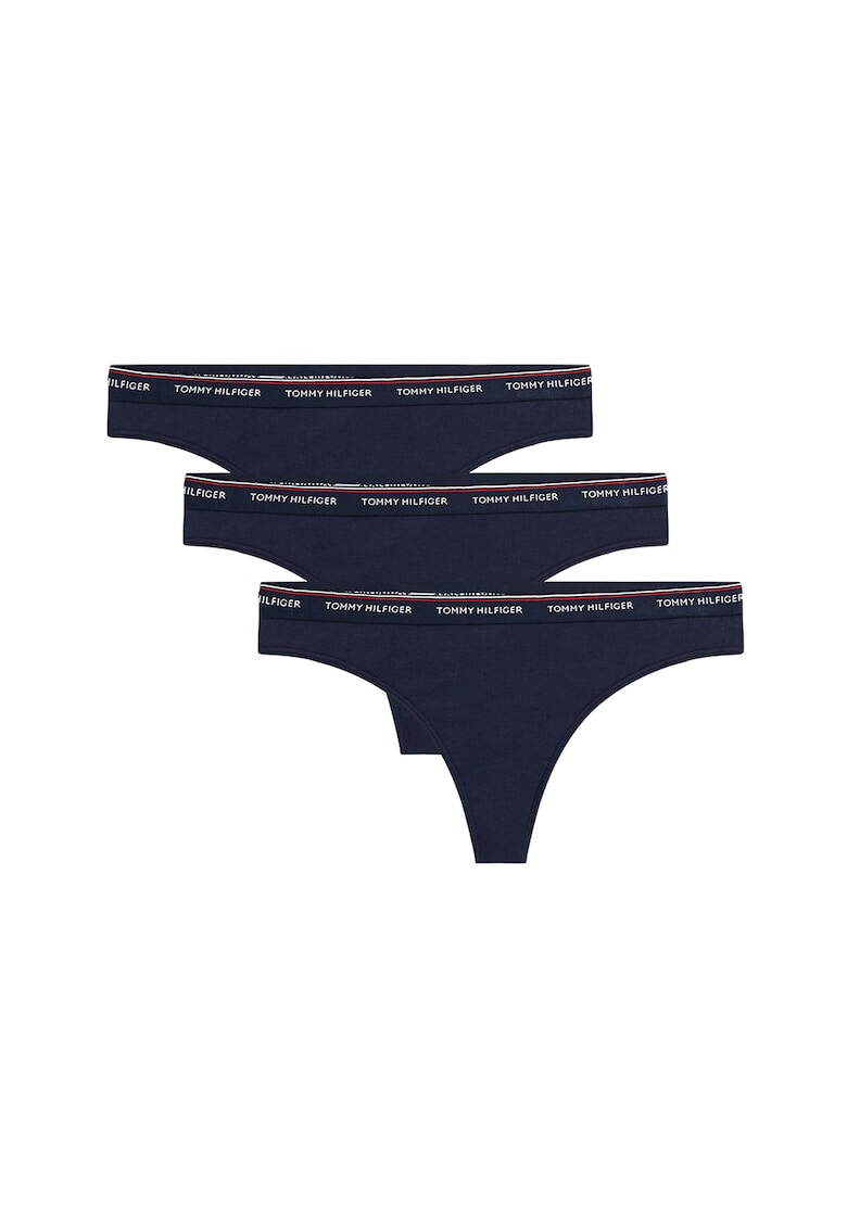 Tommy Hilfiger Танга с лого 3 чифта - Pepit.bg