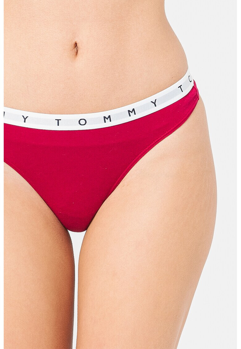 Tommy Hilfiger Танга с лого - 3 чифта - Pepit.bg